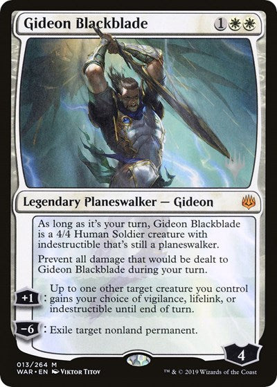 Gideon Blackblade [War of the Spark Promos] | Eastridge Sports Cards & Games