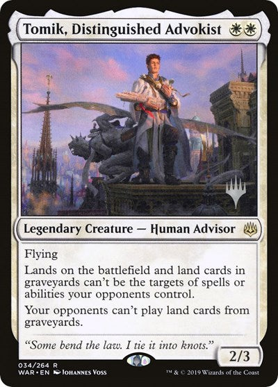 Tomik, Distinguished Advokist [Promo Pack: Throne of Eldraine] | Eastridge Sports Cards & Games