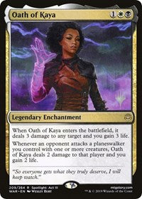 Oath of Kaya [Promo Pack: Throne of Eldraine] | Eastridge Sports Cards & Games