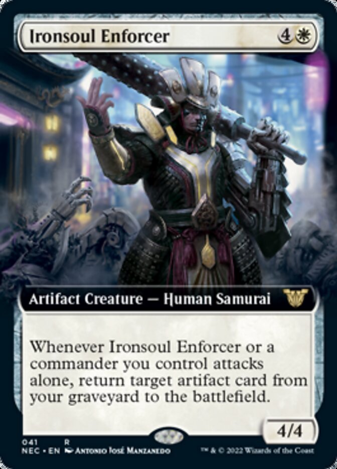 Ironsoul Enforcer (Extended) [Kamigawa: Neon Dynasty Commander] | Eastridge Sports Cards & Games