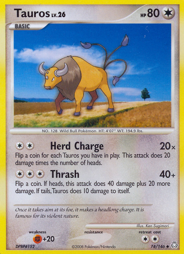 Tauros (74/146) [Diamond & Pearl: Legends Awakened] | Eastridge Sports Cards & Games