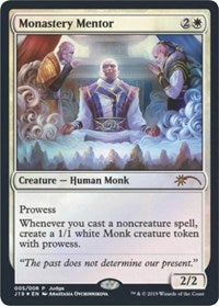 Monastery Mentor [Judge Promos] | Eastridge Sports Cards & Games
