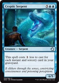 Cryptic Serpent [Magic Game Night 2019] | Eastridge Sports Cards & Games