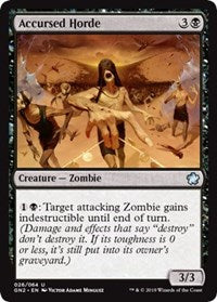 Accursed Horde [Magic Game Night 2019] | Eastridge Sports Cards & Games