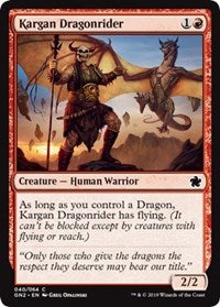 Kargan Dragonrider [Magic Game Night 2019] | Eastridge Sports Cards & Games