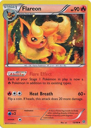 Flareon (13/98) (Cosmos Holo) [XY: Ancient Origins] | Eastridge Sports Cards & Games