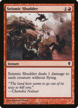 Seismic Shudder [Zendikar] | Eastridge Sports Cards & Games