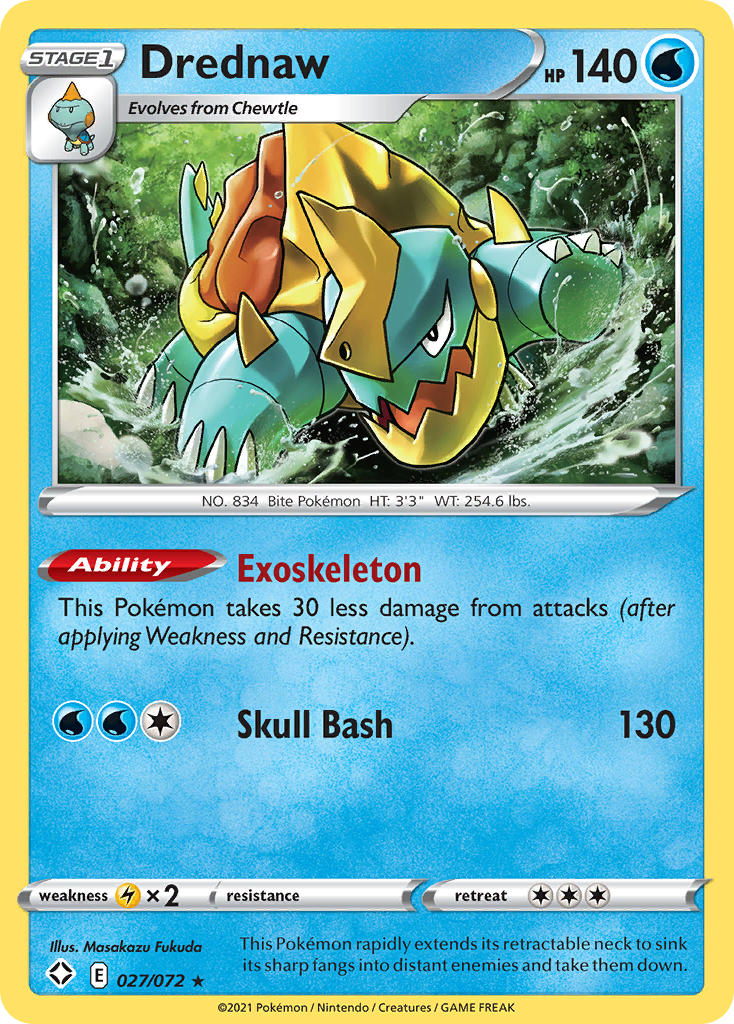 Drednaw (027/072) [Sword & Shield: Shining Fates] | Eastridge Sports Cards & Games