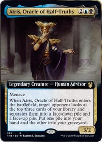 Atris, Oracle of Half-Truths (Extended Art) [Theros Beyond Death] | Eastridge Sports Cards & Games