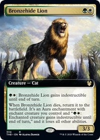 Bronzehide Lion (Extended Art) [Theros Beyond Death] | Eastridge Sports Cards & Games