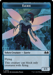 Faerie // Food (0011) Double-Sided Token [Wilds of Eldraine Tokens] | Eastridge Sports Cards & Games