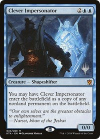 Clever Impersonator [Promo Pack: Theros Beyond Death] | Eastridge Sports Cards & Games