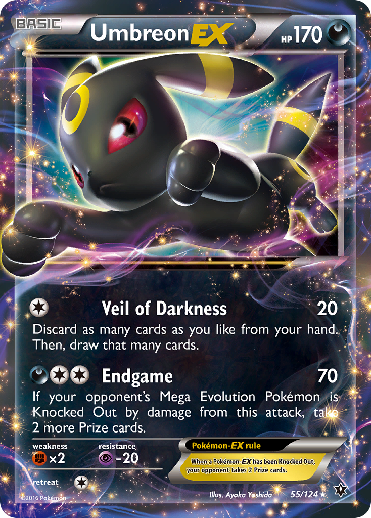 Umbreon EX (55/124) [XY: Fates Collide] | Eastridge Sports Cards & Games