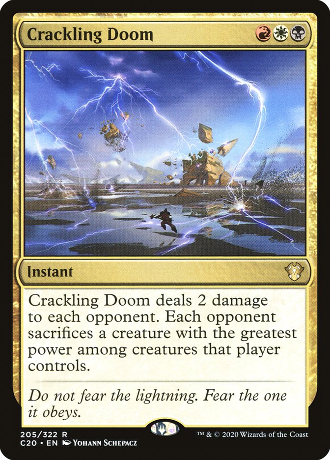 Crackling Doom [Commander 2020] | Eastridge Sports Cards & Games