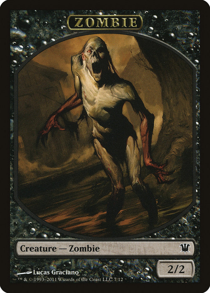 Zombie (7/12) [Innistrad Tokens] | Eastridge Sports Cards & Games