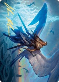 Righteous Valkyrie Art Card (Gold-Stamped Signature) [Kaldheim: Art Series] | Eastridge Sports Cards & Games