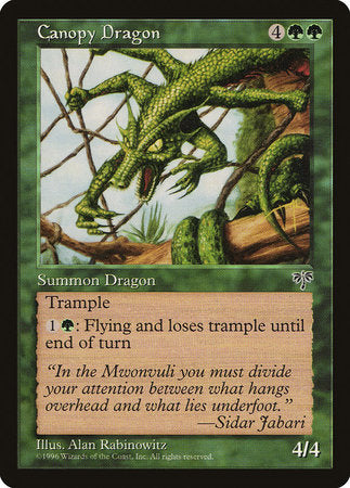 Canopy Dragon [Mirage] | Eastridge Sports Cards & Games