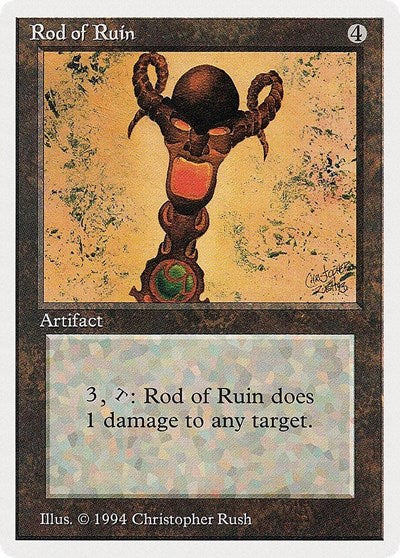 Rod of Ruin [Summer Magic / Edgar] | Eastridge Sports Cards & Games