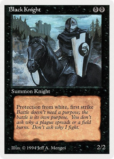 Black Knight [Summer Magic / Edgar] | Eastridge Sports Cards & Games