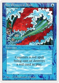 Blue Elemental Blast [Summer Magic / Edgar] | Eastridge Sports Cards & Games