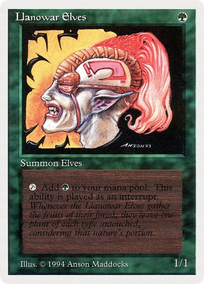 Llanowar Elves [Summer Magic / Edgar]