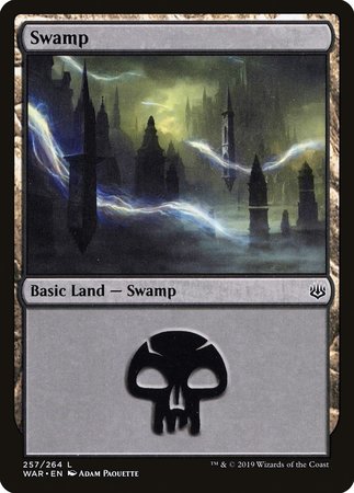 Swamp (257) [War of the Spark] | Eastridge Sports Cards & Games
