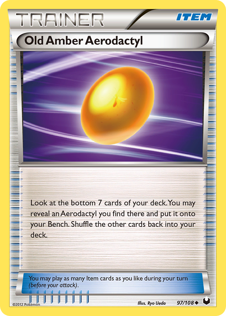 Old Amber Aerodactyl (97/108) [Black & White: Dark Explorers] | Eastridge Sports Cards & Games