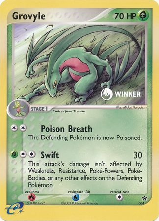 Grovyle (004) (Jumbo Card) [Nintendo: Black Star Promos] | Eastridge Sports Cards & Games