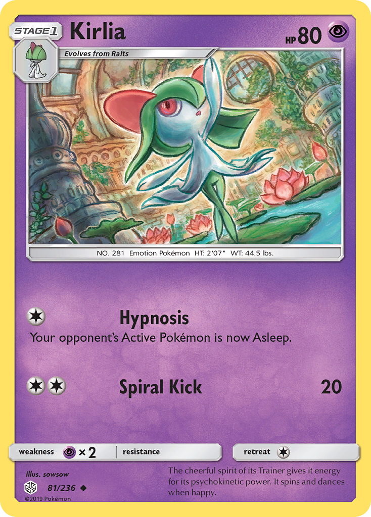Kirlia (81/236) [Sun & Moon: Cosmic Eclipse] | Eastridge Sports Cards & Games