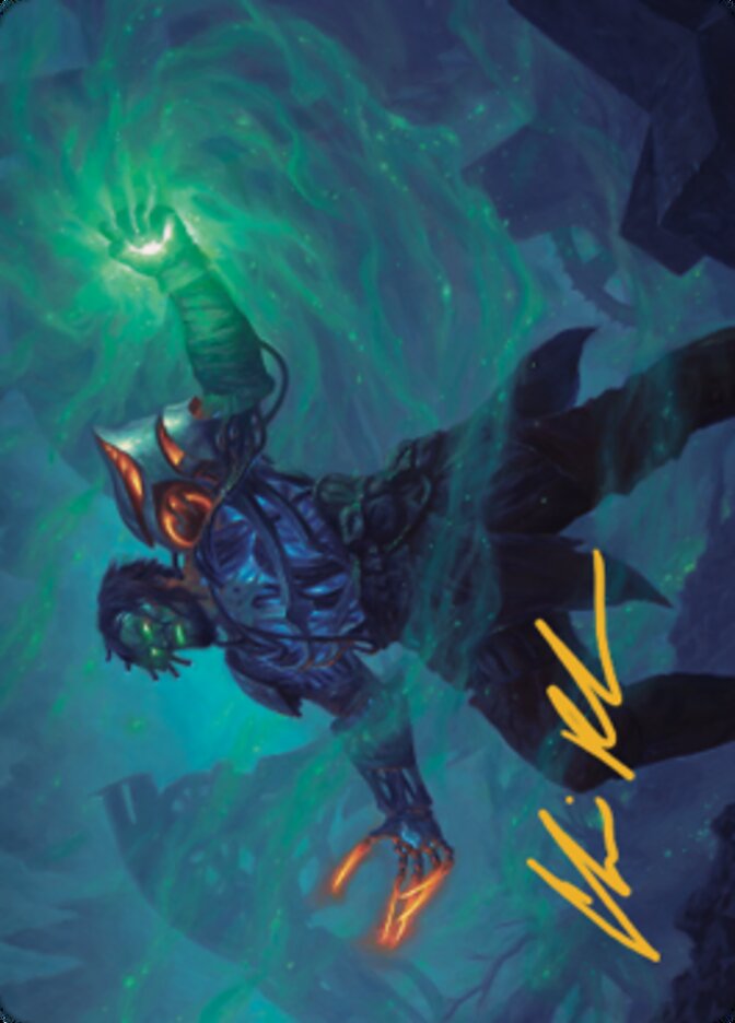 Mishra, Claimed by Gix Art Card (Gold-Stamped Signature) [The Brothers' War Art Series] | Eastridge Sports Cards & Games