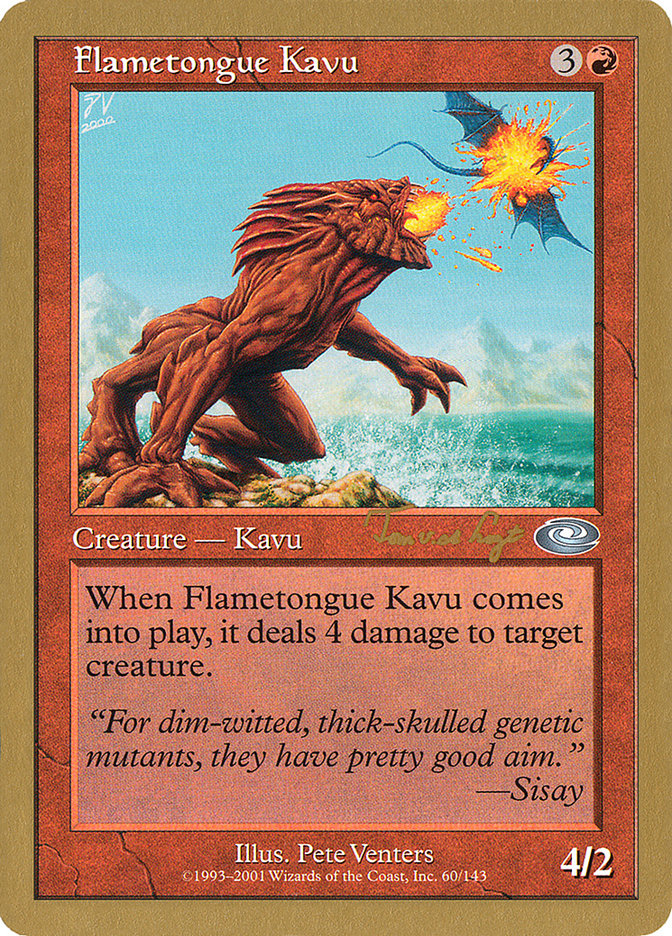 Flametongue Kavu (Tom van de Logt) [World Championship Decks 2001] | Eastridge Sports Cards & Games