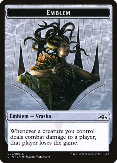 Vraska Emblem // Human Double-sided Token (Challenger 2020) [Unique and Miscellaneous Promos] | Eastridge Sports Cards & Games