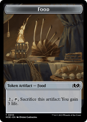 Mouse // Food (0010) Double-Sided Token [Wilds of Eldraine Tokens] | Eastridge Sports Cards & Games