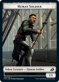 Human Soldier (004) // Zombie Double-sided Token [Commander 2020] | Eastridge Sports Cards & Games