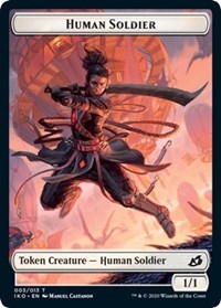 Human Soldier (003) // Zombie Double-sided Token [Commander 2020] | Eastridge Sports Cards & Games