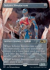 Solemn Simulacrum (Alternate Art) [Core Set 2021] | Eastridge Sports Cards & Games