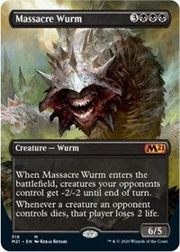 Massacre Wurm (Alternate Art) [Core Set 2021] | Eastridge Sports Cards & Games