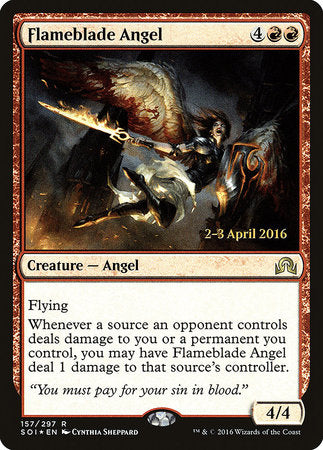 Flameblade Angel [Shadows over Innistrad Promos] | Eastridge Sports Cards & Games