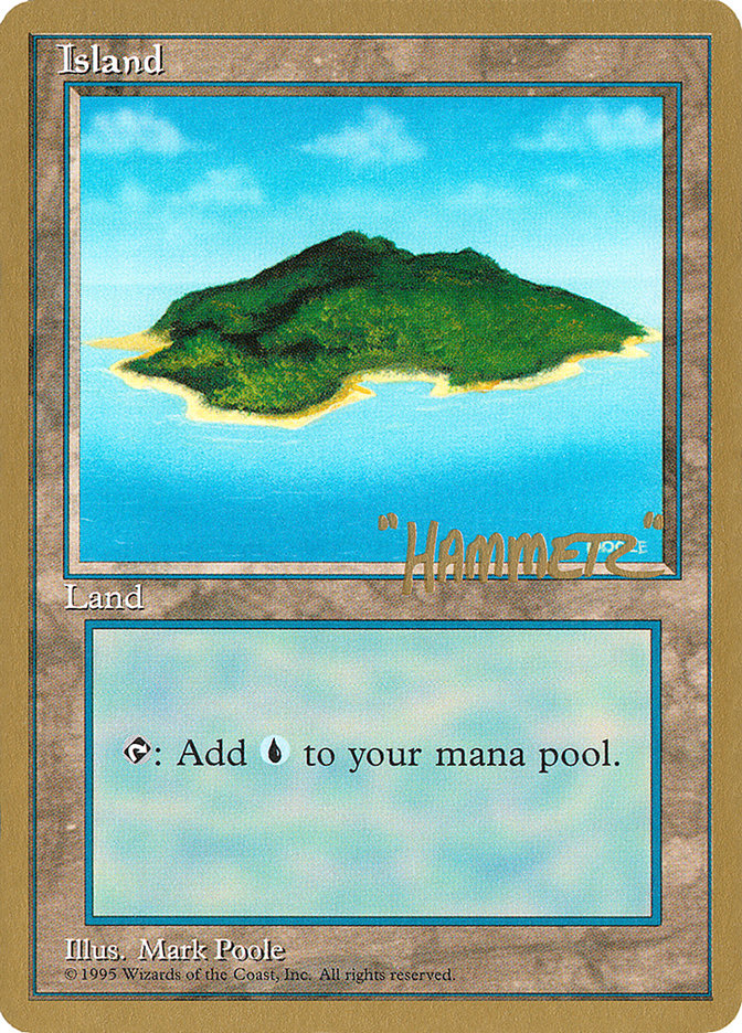 Island (shr367) (Shawn "Hammer" Regnier) [Pro Tour Collector Set] | Eastridge Sports Cards & Games