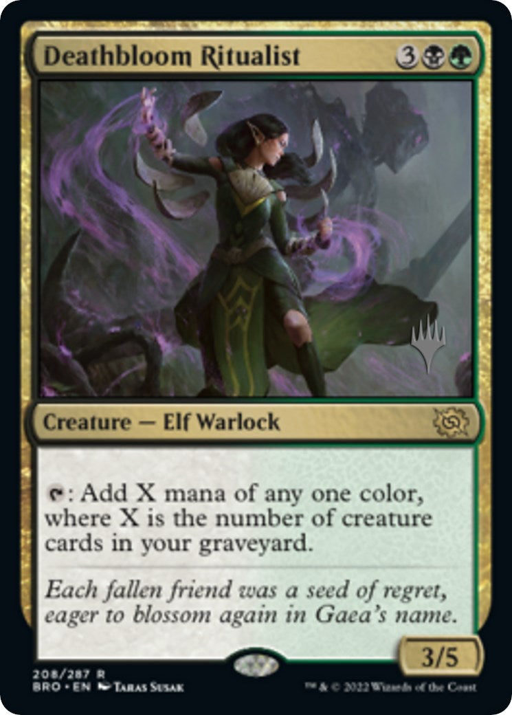 Deathbloom Ritualist (Promo Pack) [The Brothers' War Promos] | Eastridge Sports Cards & Games
