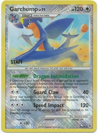 Garchomp (5/147) (Championship Promo Staff) [Platinum: Supreme Victors] | Eastridge Sports Cards & Games