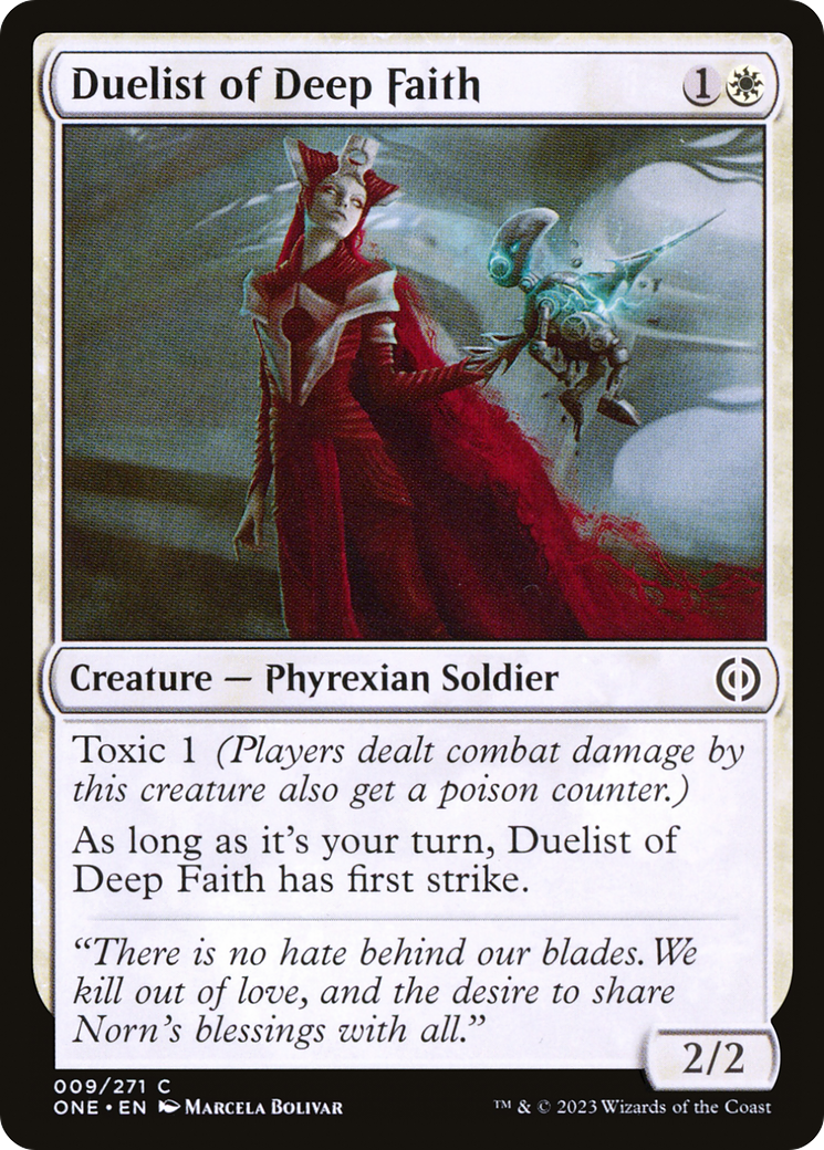 Duelist of Deep Faith [Phyrexia: All Will Be One] | Eastridge Sports Cards & Games