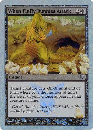 When Fluffy Bunnies Attack (Alternate Foil) [Unhinged] | Eastridge Sports Cards & Games