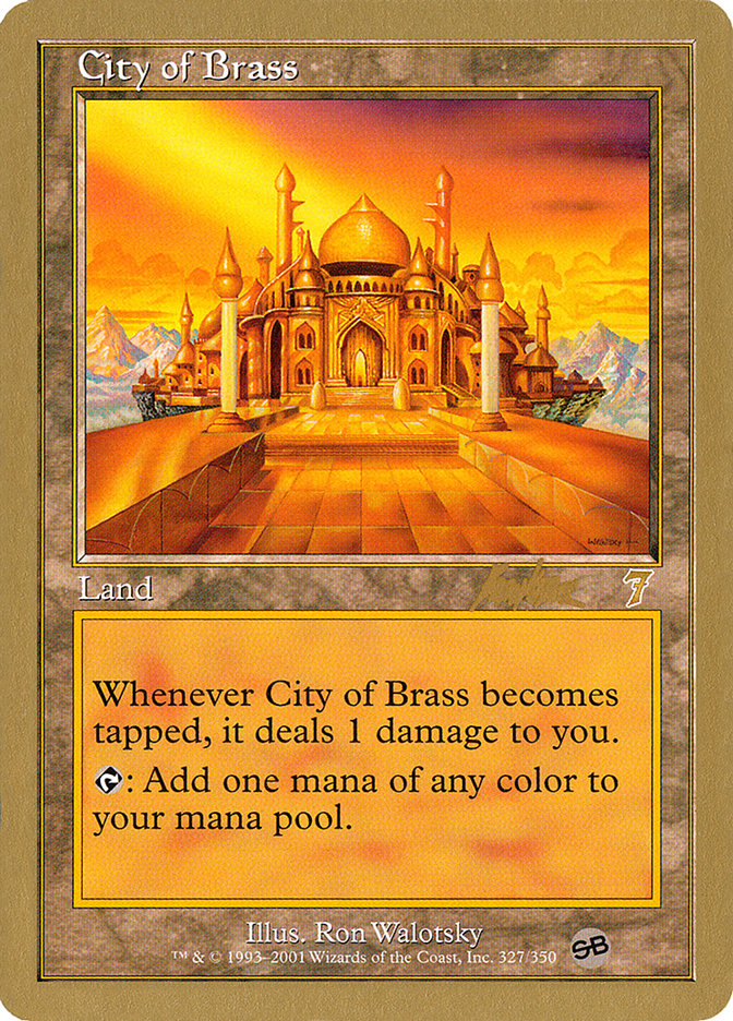 City of Brass (Brian Kibler) (SB) [World Championship Decks 2002] | Eastridge Sports Cards & Games