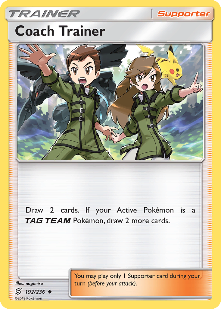 Coach Trainer (192/236) [Sun & Moon: Unified Minds] | Eastridge Sports Cards & Games