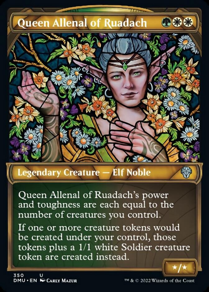 Queen Allenal of Ruadach (Showcase Textured) [Dominaria United] | Eastridge Sports Cards & Games