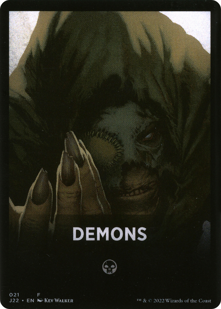 Demons Theme Card [Jumpstart 2022 Front Cards] | Eastridge Sports Cards & Games
