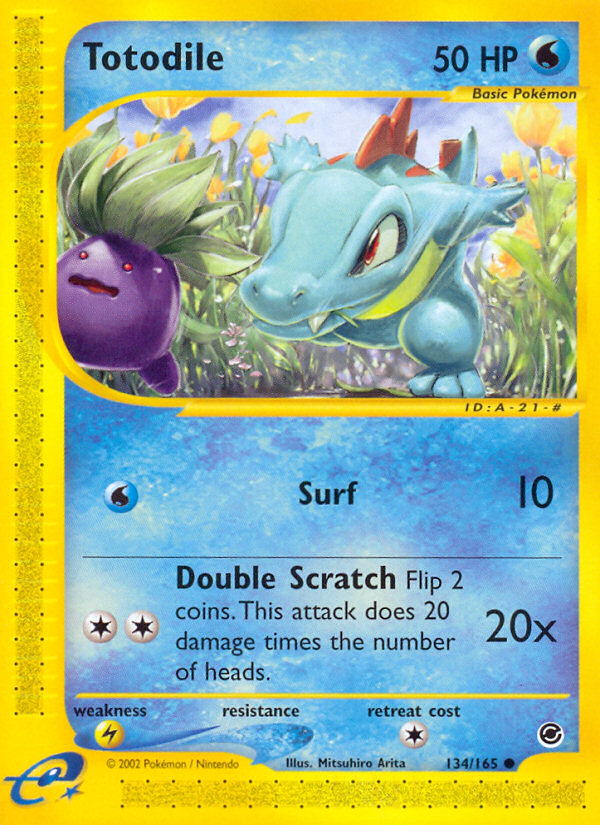 Totodile (134/165) [Expedition: Base Set] | Eastridge Sports Cards & Games