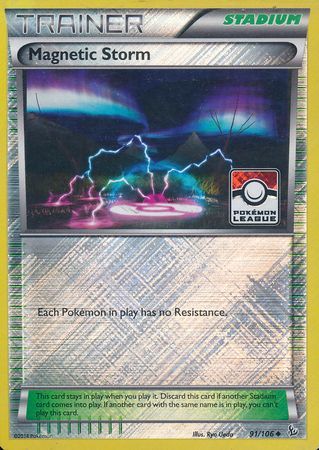 Magnetic Storm (91/106) (League Promo) [XY: Flashfire] | Eastridge Sports Cards & Games