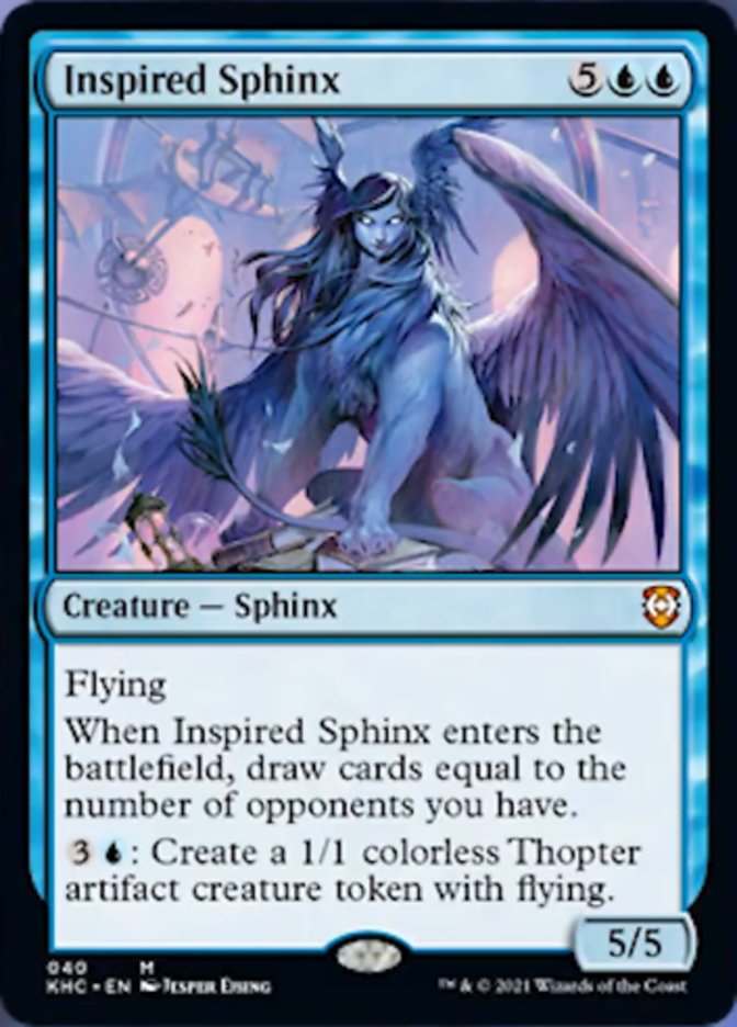 Inspired Sphinx [Kaldheim Commander] | Eastridge Sports Cards & Games